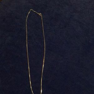 Sterling Silver Box link necklace